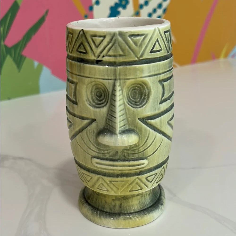 Vintage Face Ceramic Tiki Mug Westwood Japan - Picture 1 of 4